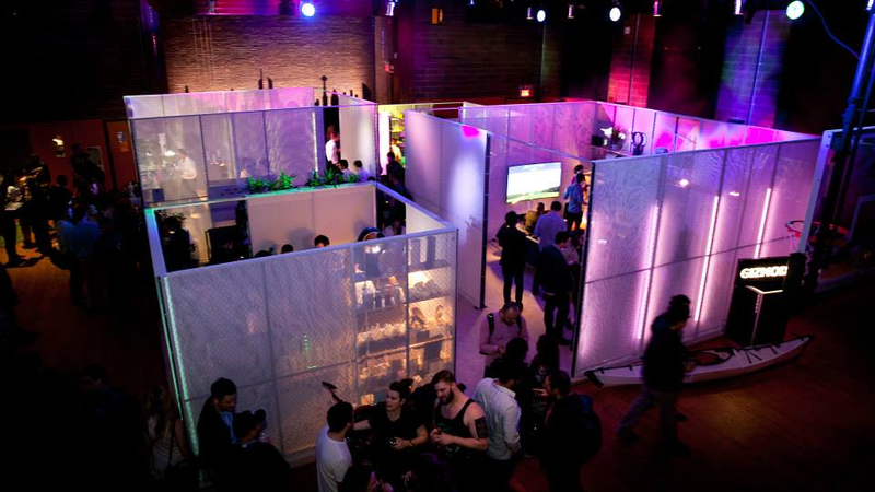 Illustration for article titled Scenes from Gizmodo's Home of the Future Opening Night Party
